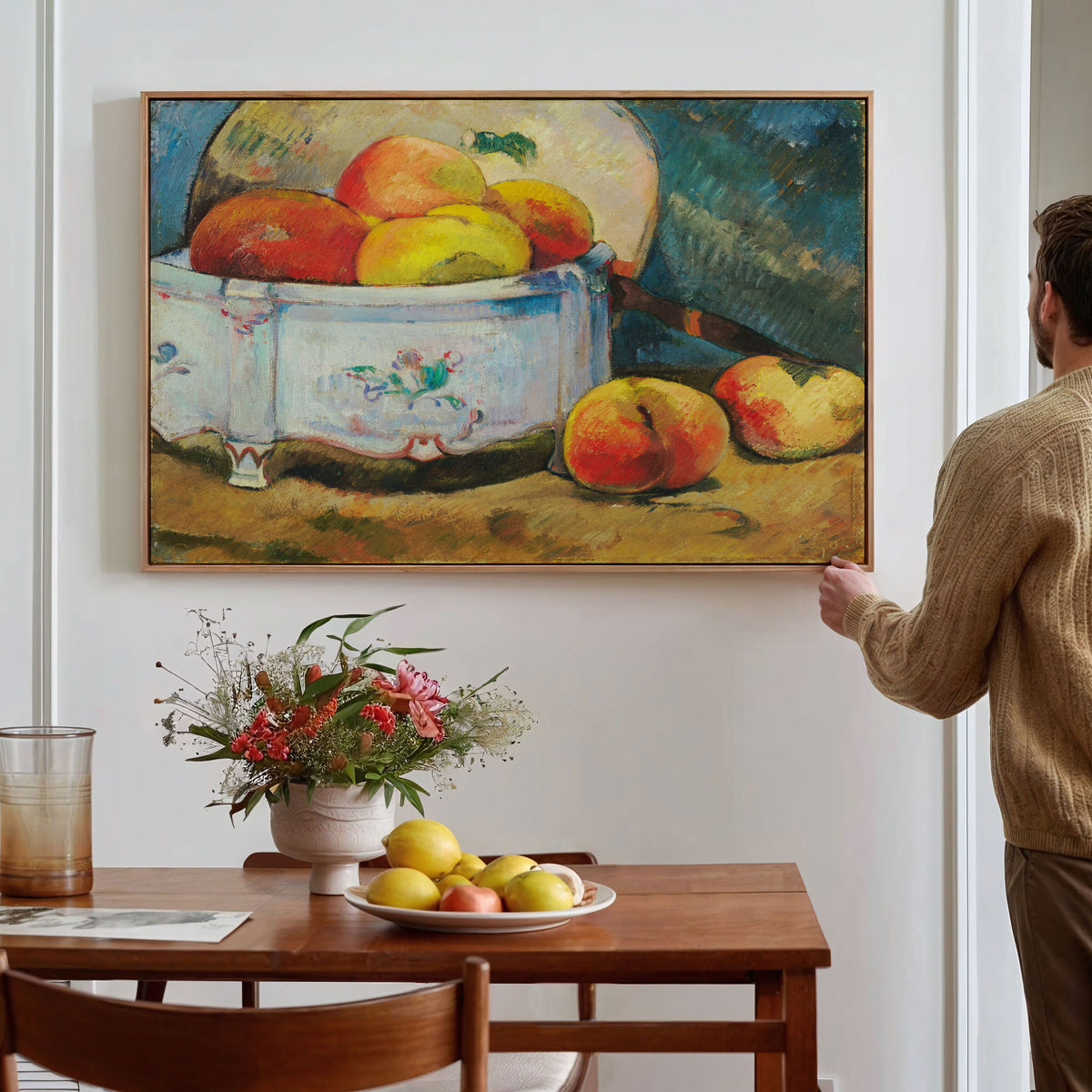 Still Life with Peaches