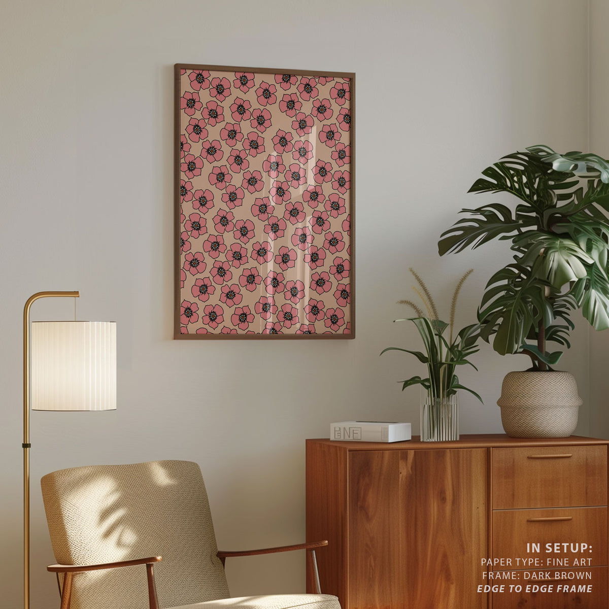 1970s Flower Wallpaper