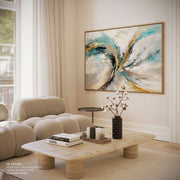 Abstract Painting with Swirling Colorful Brushstrokes – image 5