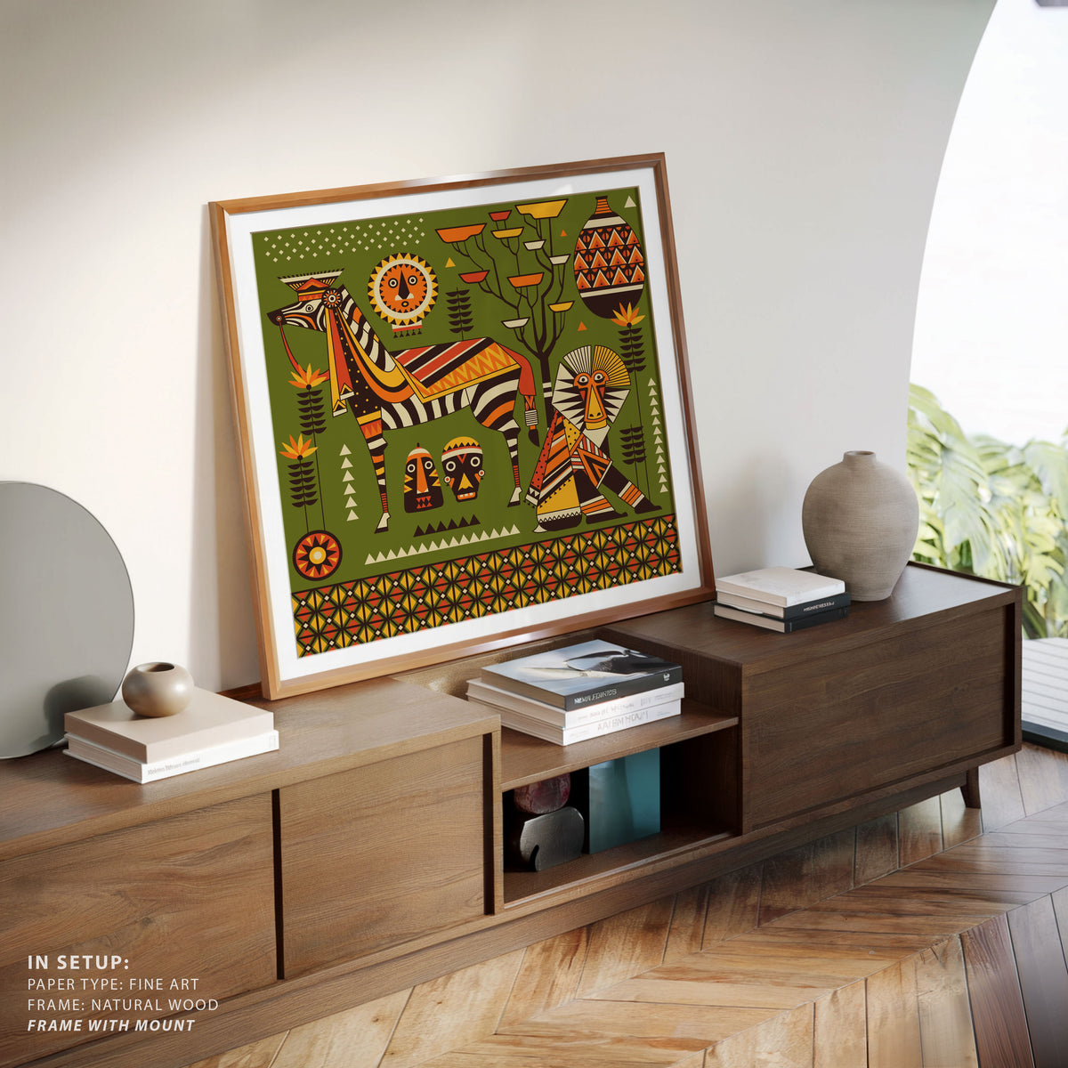 Africa - Zebra and Mandrill