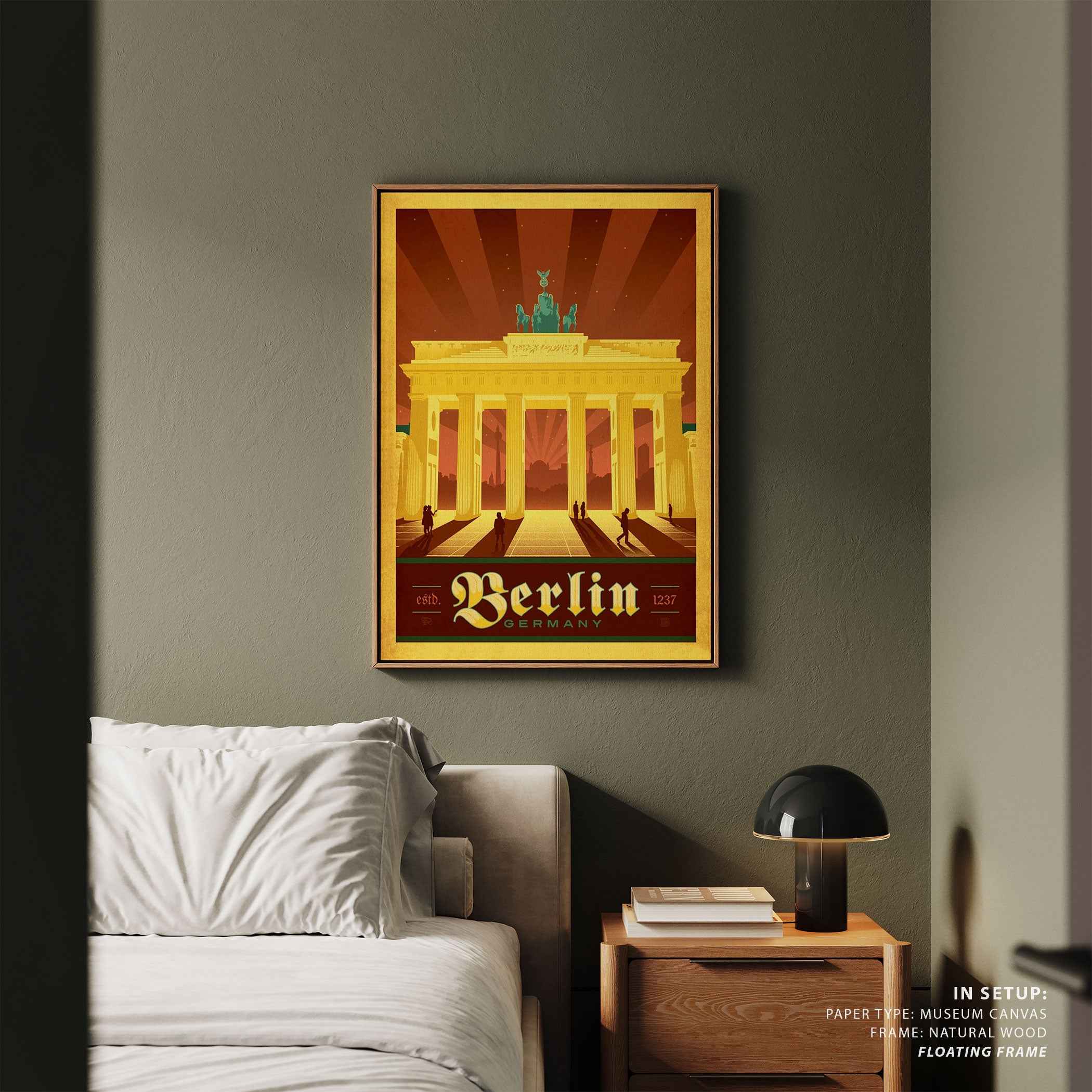 Berlin Travel Poster Print