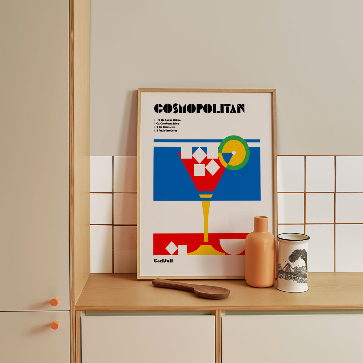 Cosmopolitan Bauhaus Cocktail