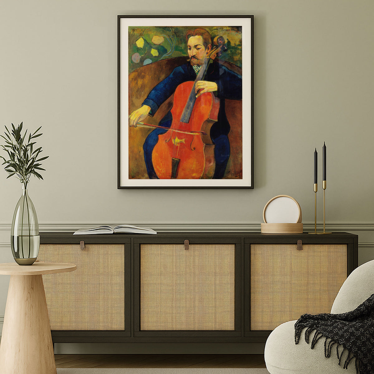 The Cellist Upaua Schneklud (1894)