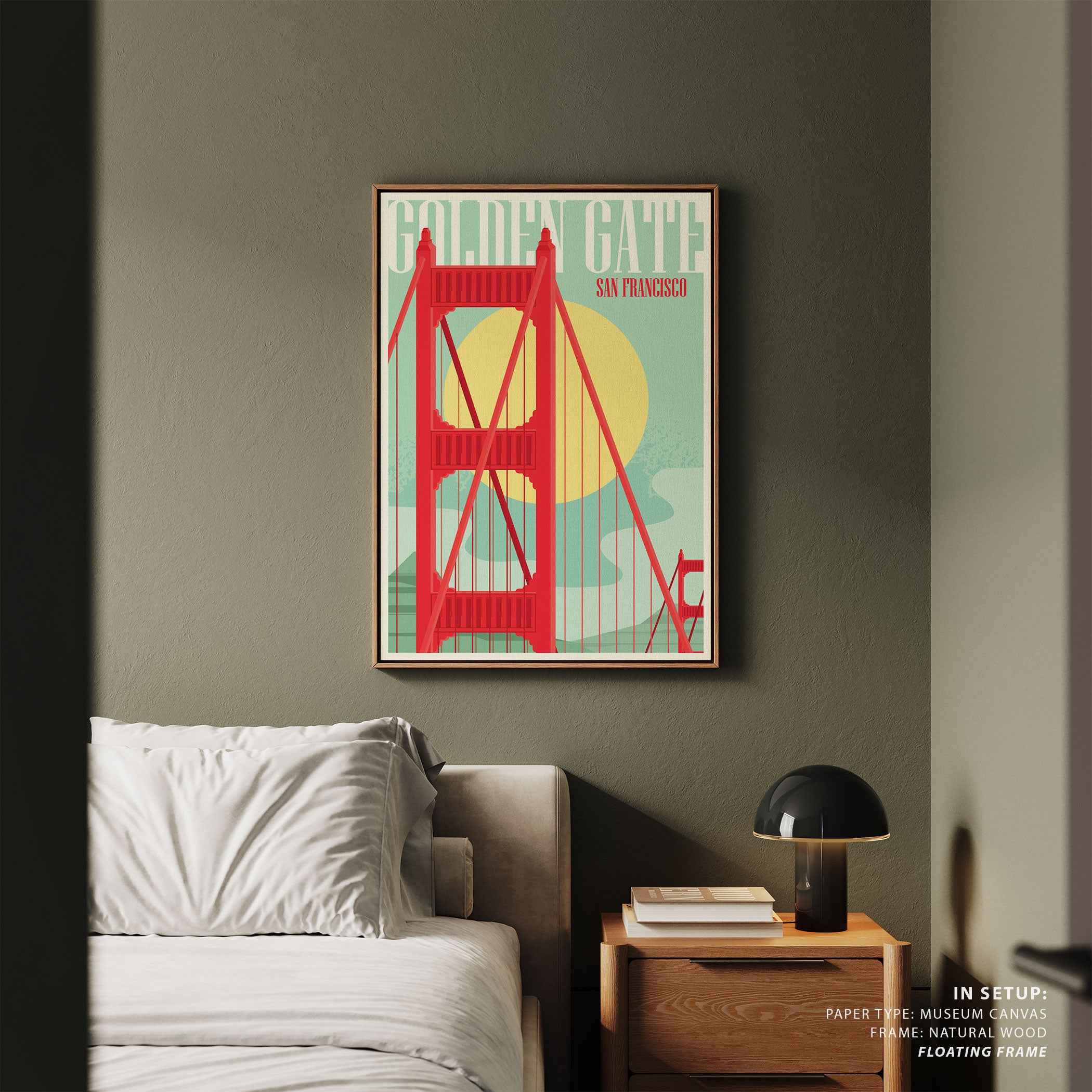 Golden Gate Poster Travel Poster Print