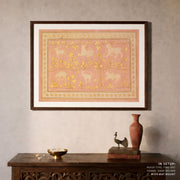 Antique Gold and Buff Pattern Tapestry – image 5