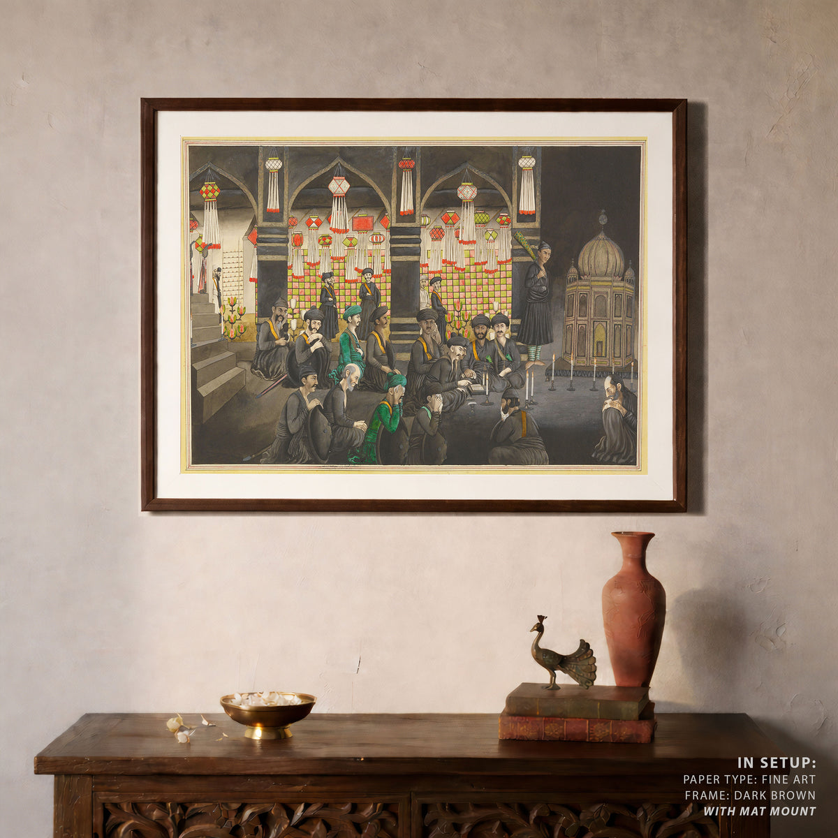 Shi'a Muslims Mourning Before Ta'ziya