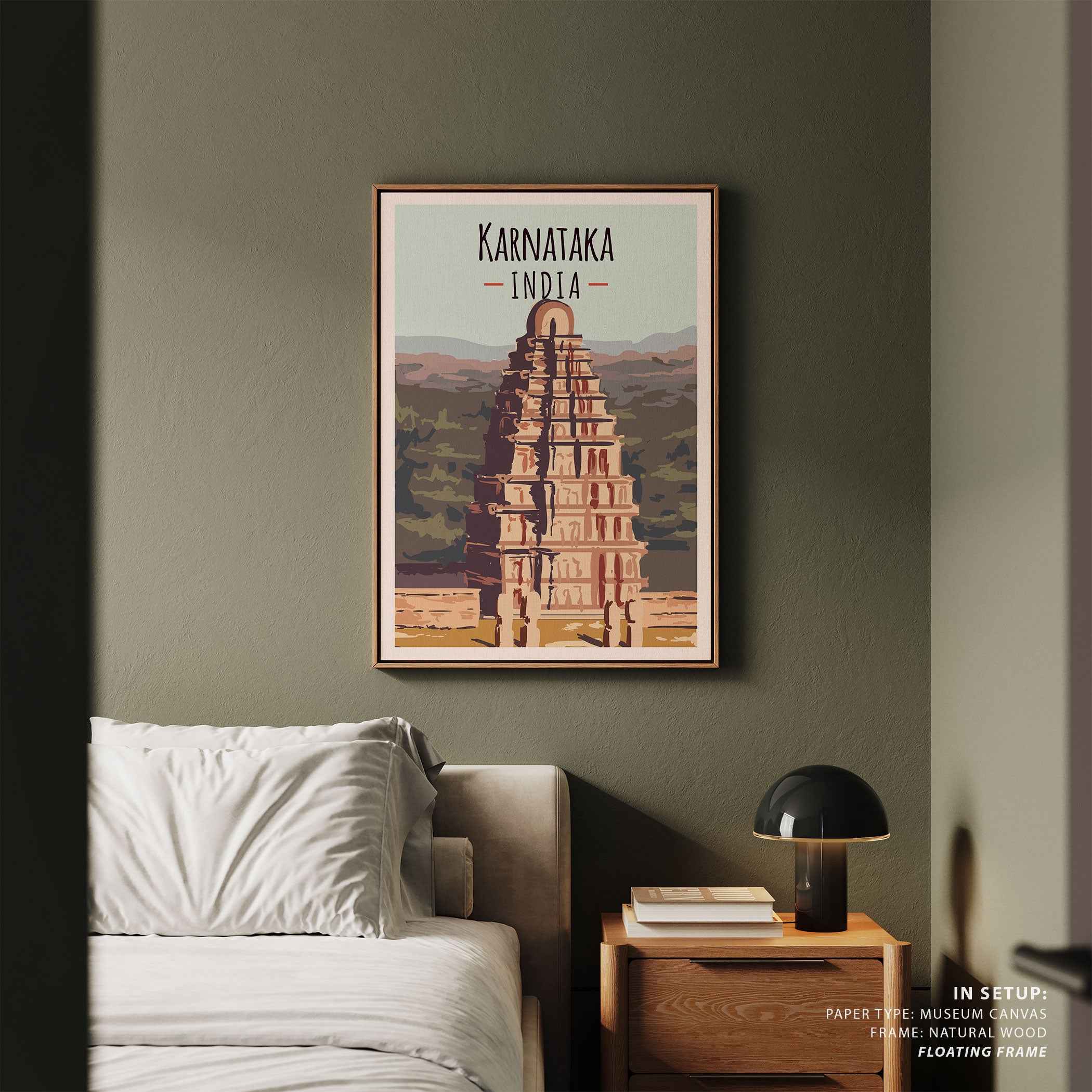 Karnataka Travel Poster Print