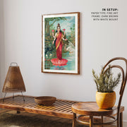 Lakshmi, Raja Ravi Varma Painting – image 4