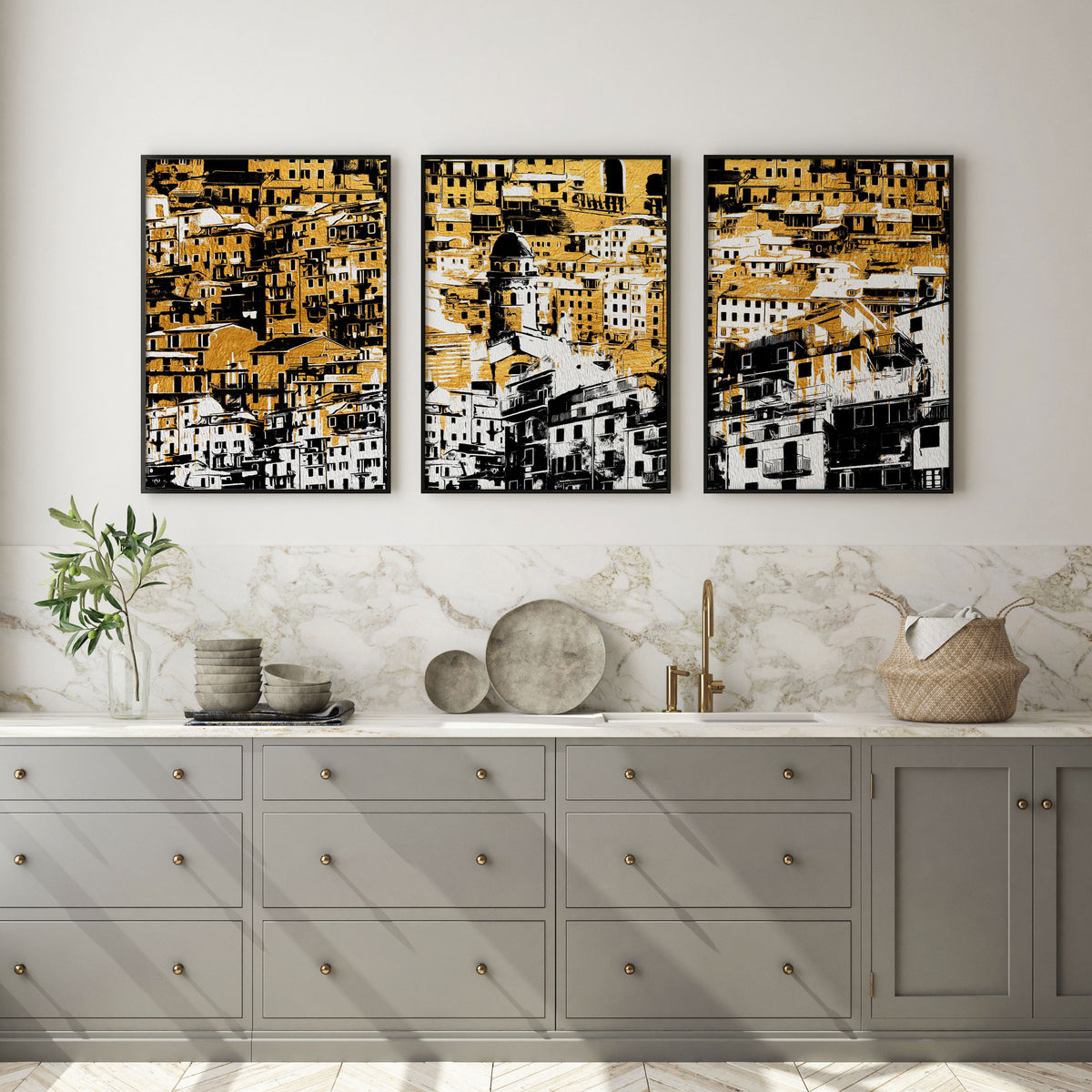 Modern Abstract Cityscape