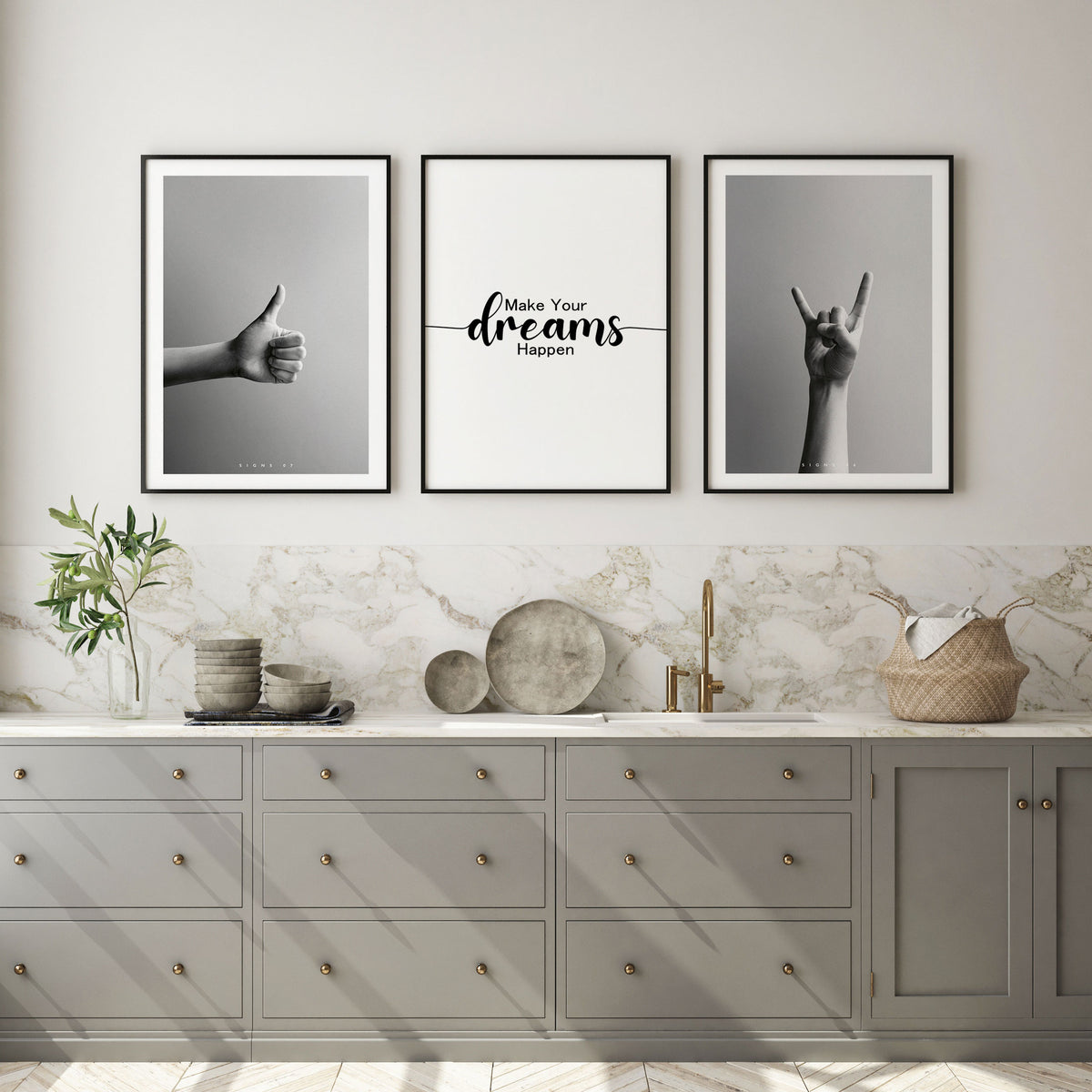 Motivational Poster Set of 3