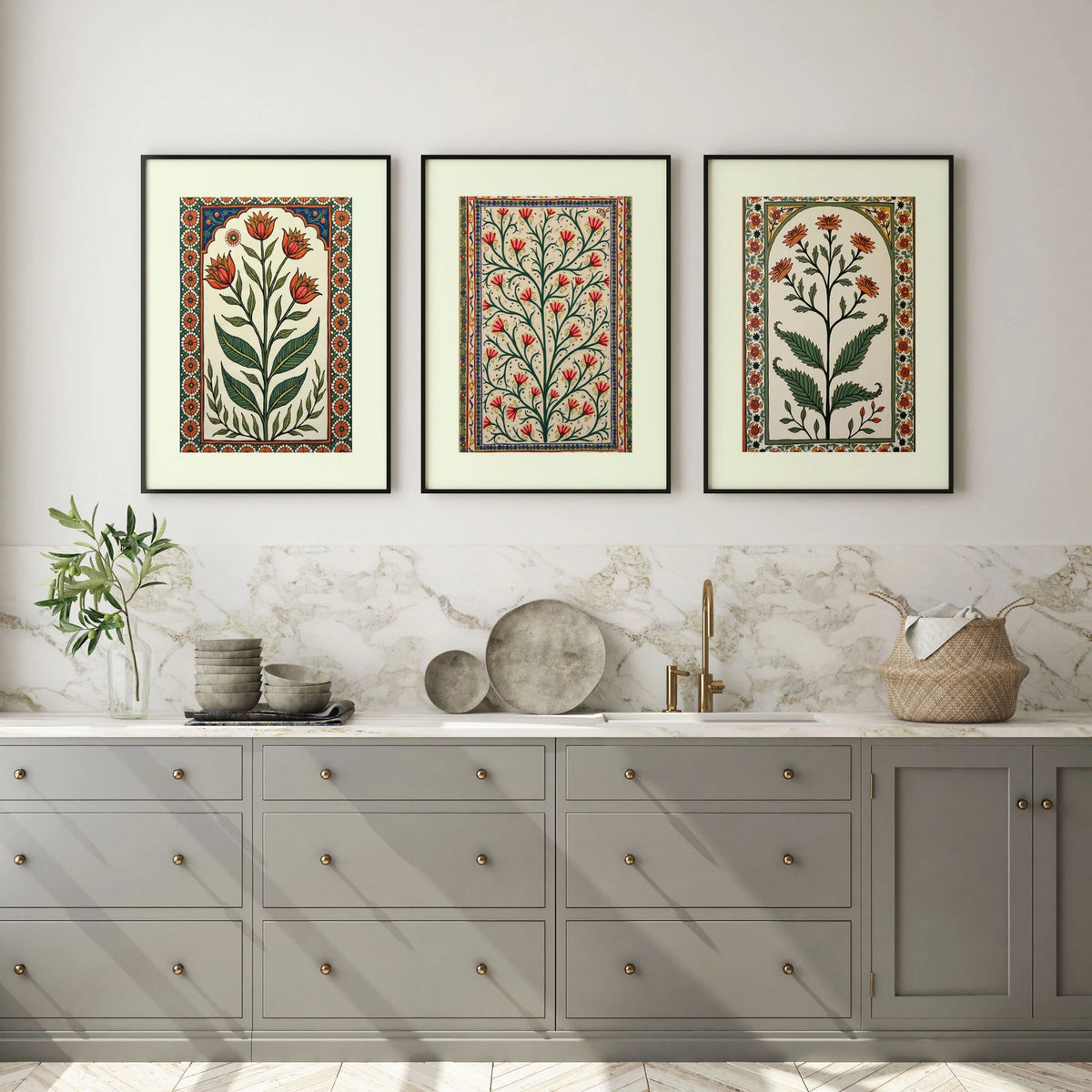 Mughal Motif Flowers