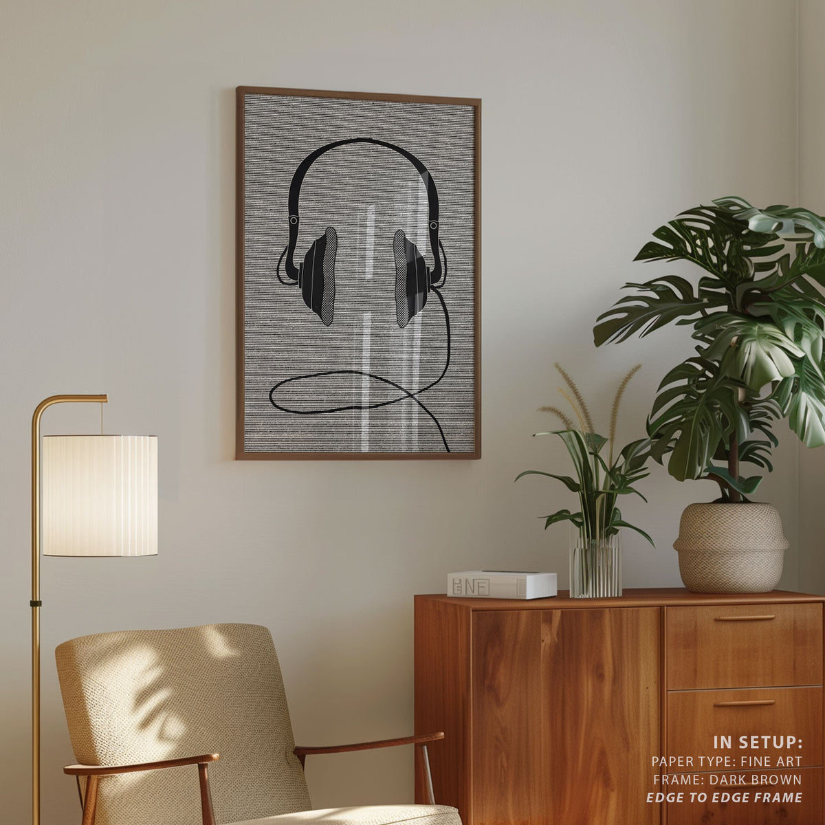 Pair Of Black Headphones