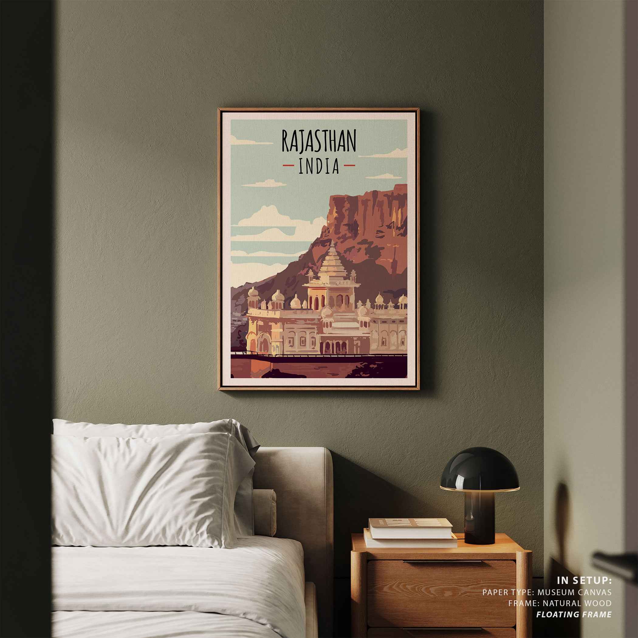 Rajasthan Travel Poster Print