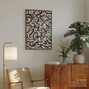 Simple Black Loops Pattern – image 5