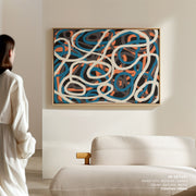 Strings composition Abstract Painting – image 5
