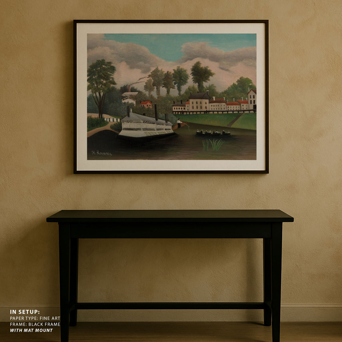 The Laundry Boat of Charenton Bridge