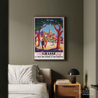 Grasse Floral Escape Travel Poster Print