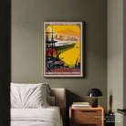 Port of Marseille Travel Poster Print