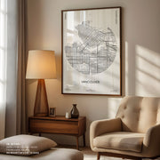 Travel Poster Urban Street Plan City Map of Vancouver – image 4