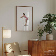 Vintage Style Woman Poised To Dive – image 5