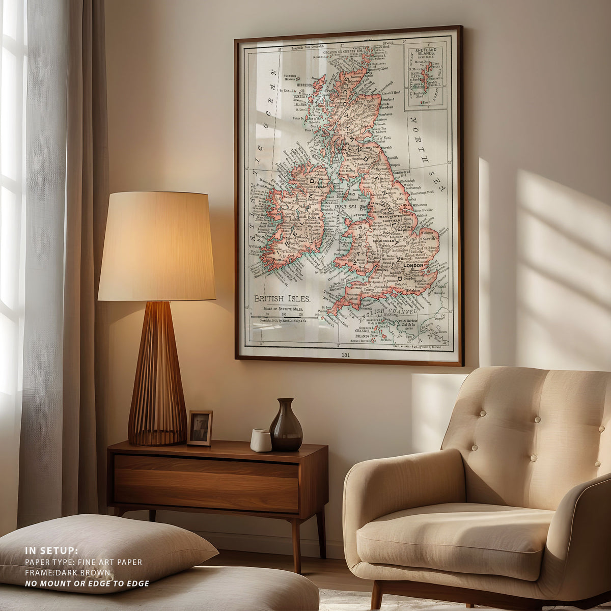 Vintage Universal Atlas British Isles