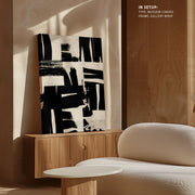 Wabi Sabi Black and White Abstract – image 5