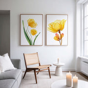 X-ray Art Yellow Tulips-Tile – image 4