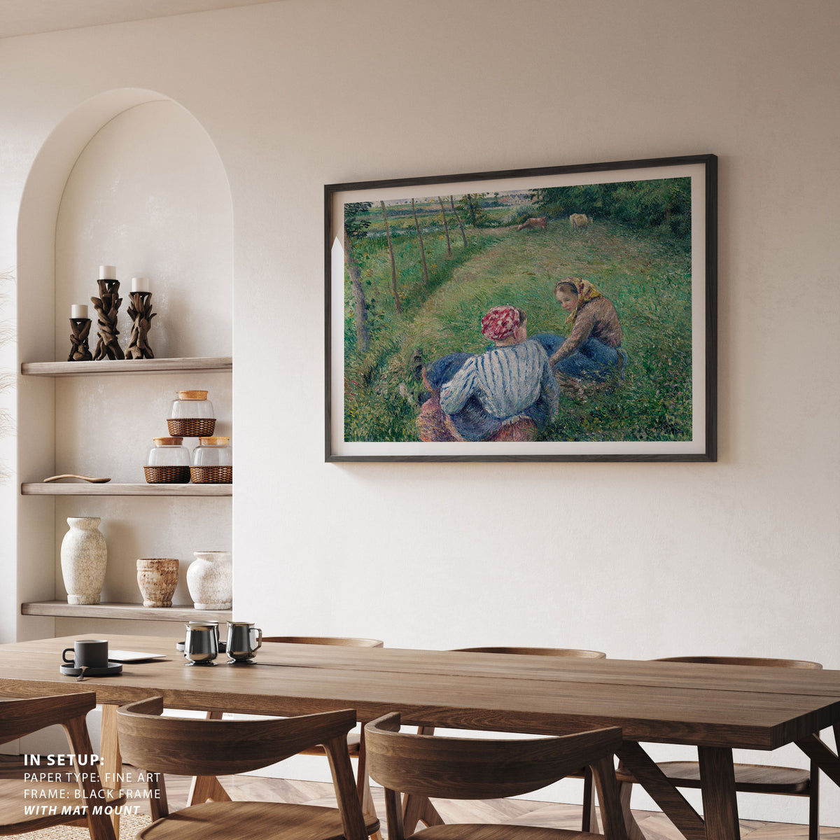 Young Peasant Girls Resting in the Fields