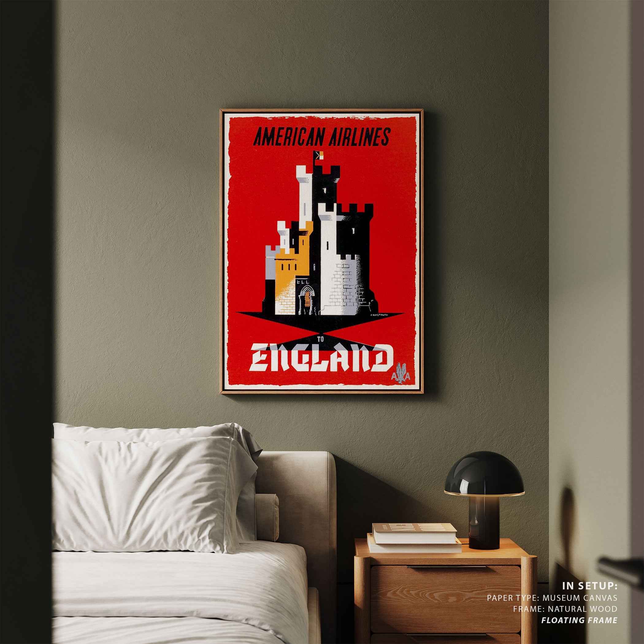 England Travel Poster Print