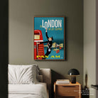 London Travel Poster Print