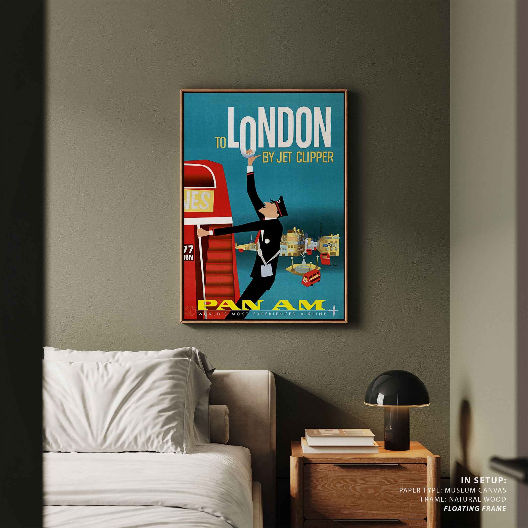 London Travel Poster Print