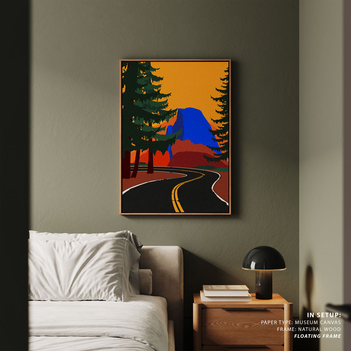 Clacier Road With Half Dome