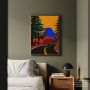 Clacier Road With Half Dome – image 6