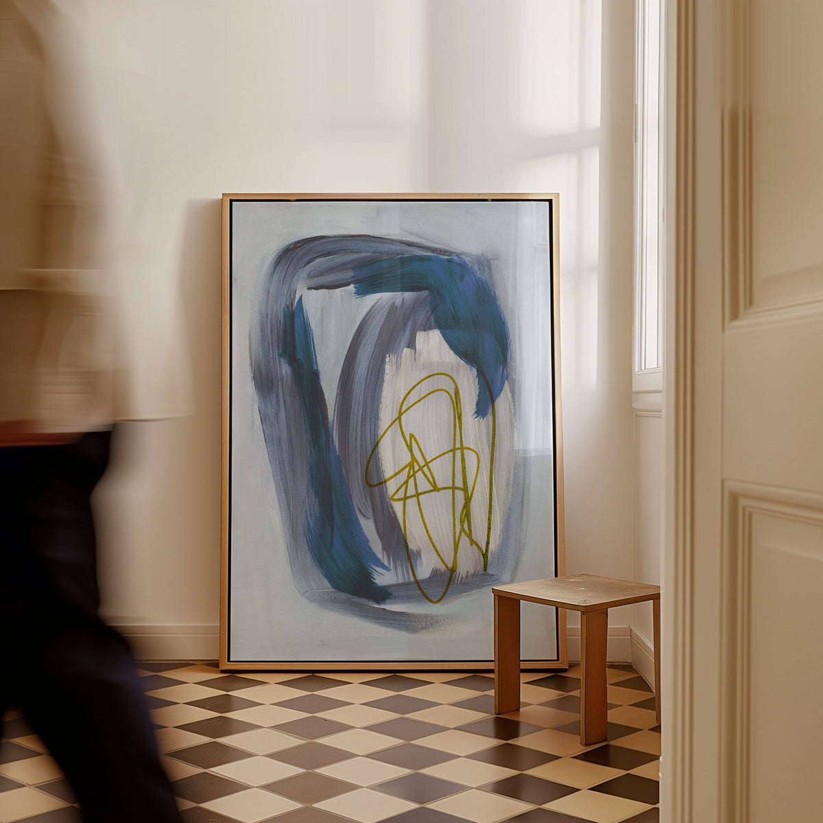 Abstract Brush Strokes 156X