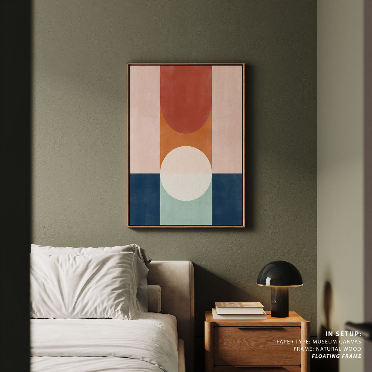 Abstract Design With Geometric Shapes