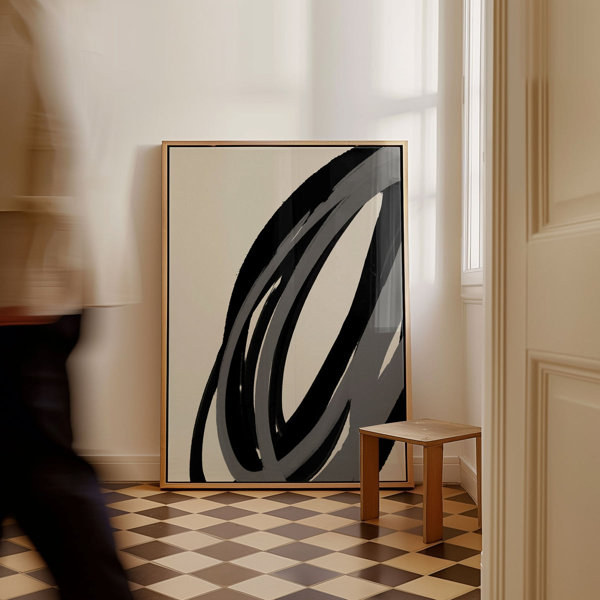 Black And Gray No 01