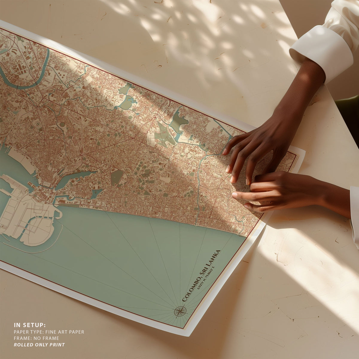 Colombo Vintage Map 08