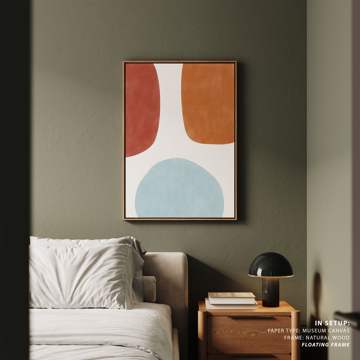 Colorful Three Organic Shapes