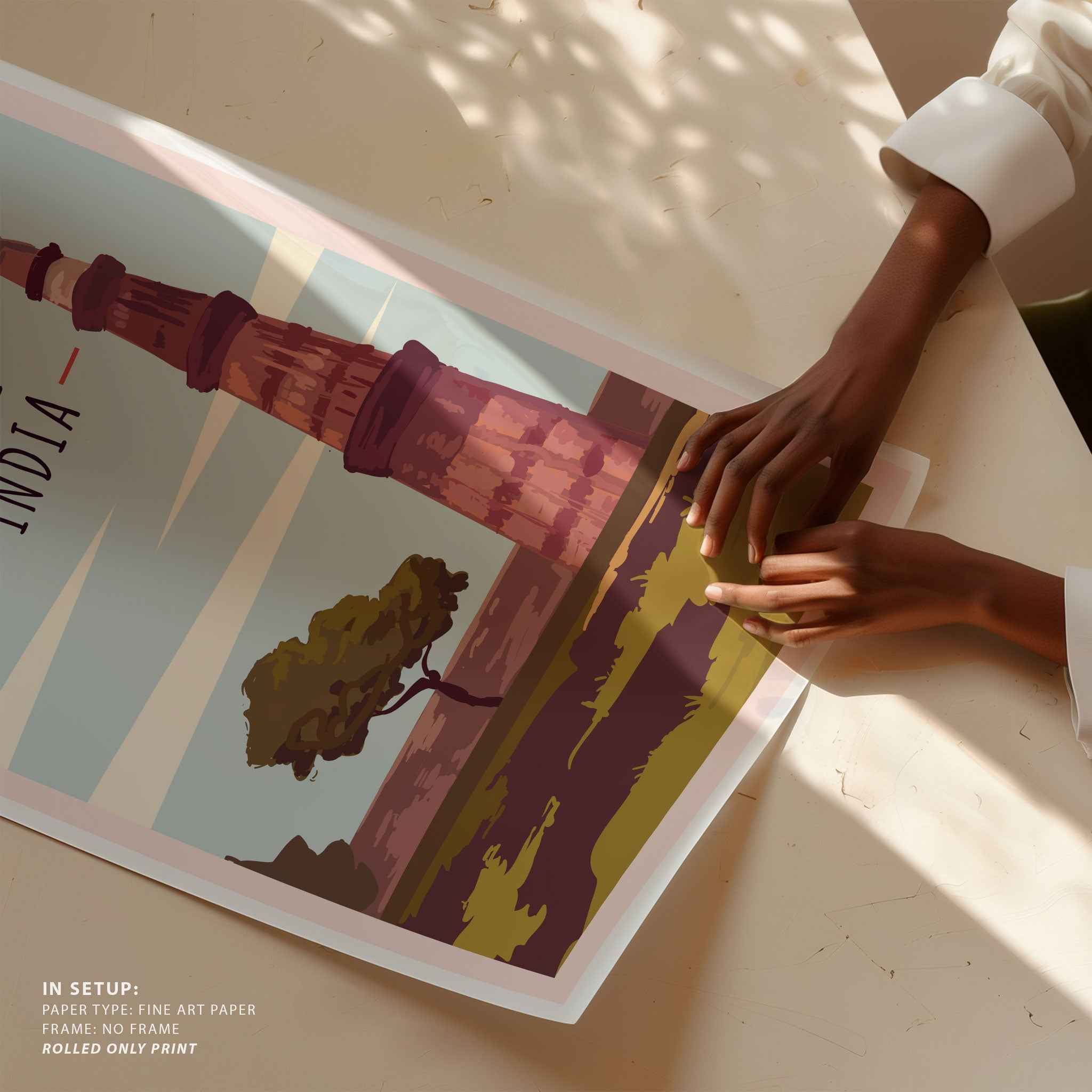 Delhi Travel Poster Print