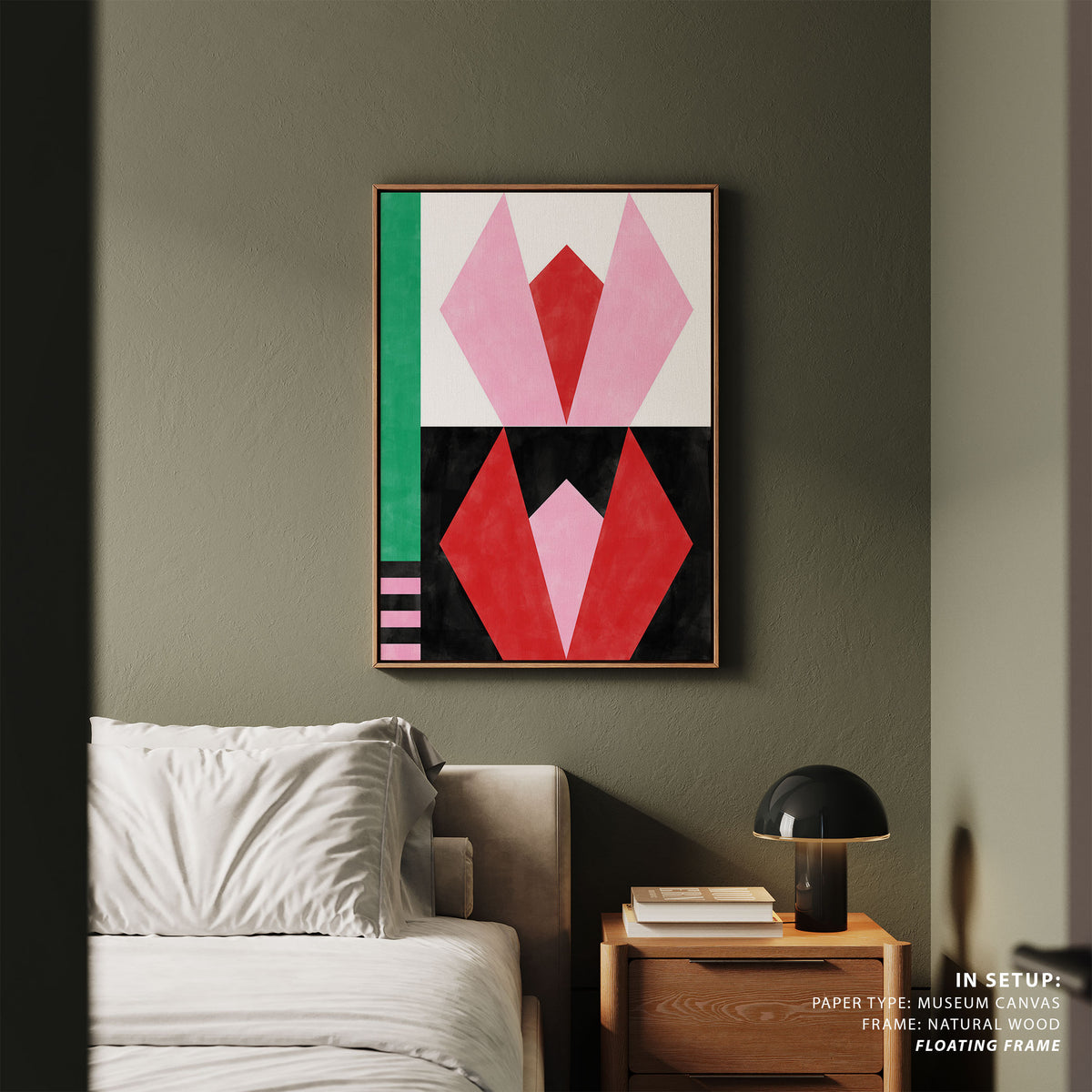 Geometric Artwork with Triangles And Rectangles