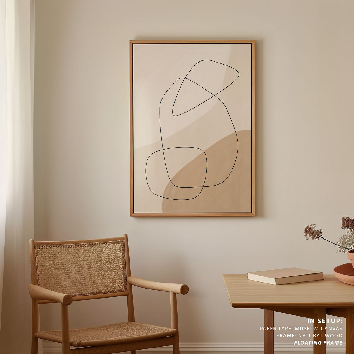 Graphic Shapes a Lines Poster
