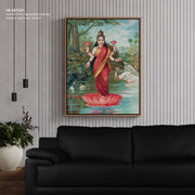 Lakshmi, Raja Ravi Varma Painting – image 5