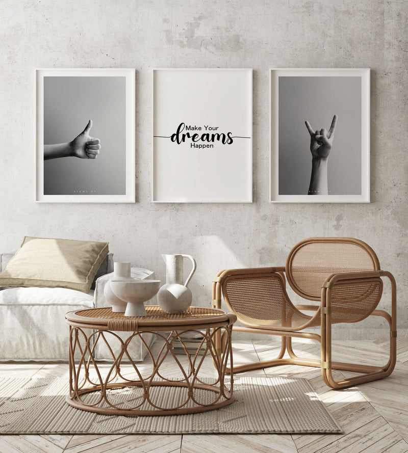 Motivational Poster Set of 3