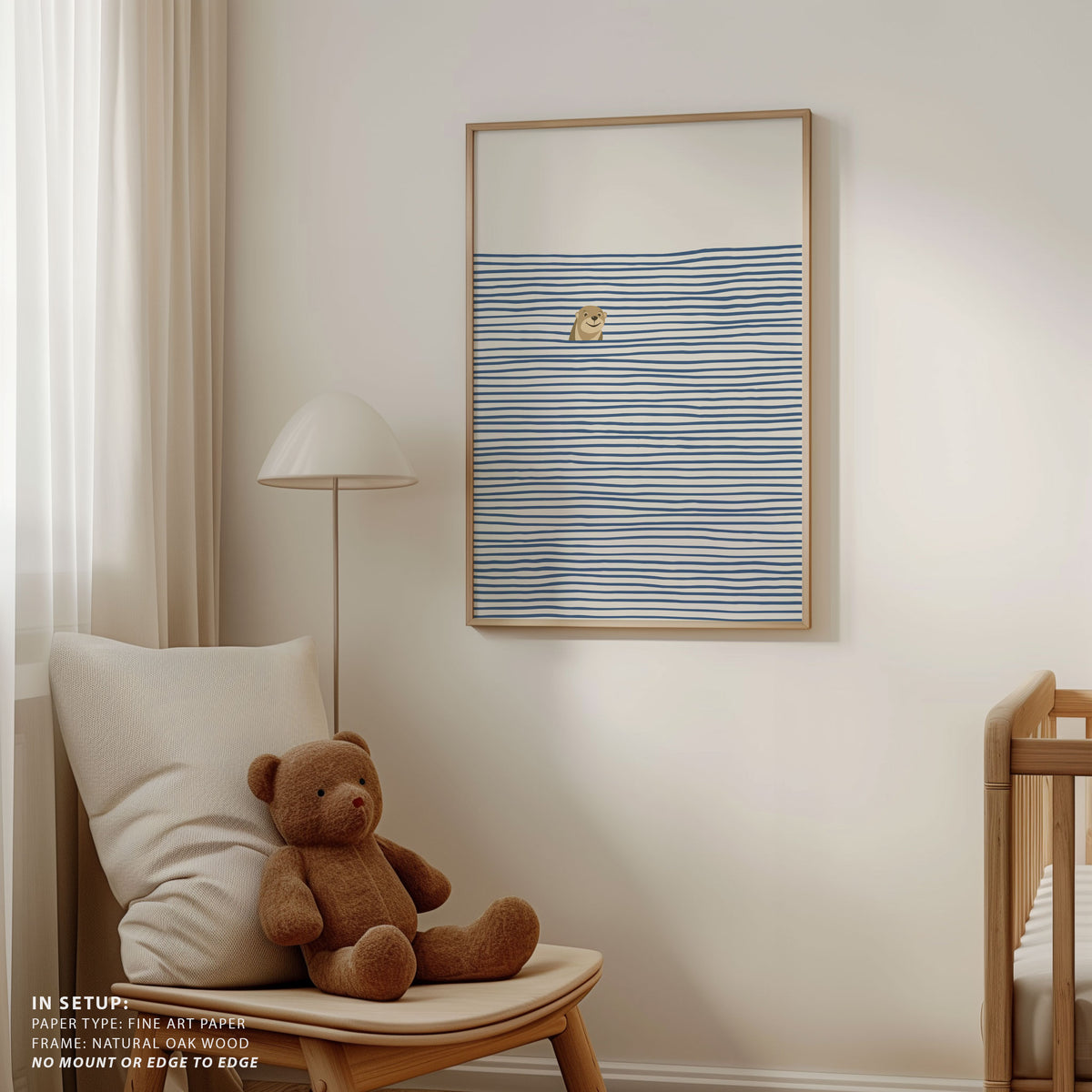 Otter in the Waves