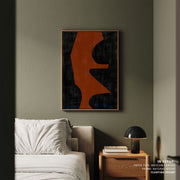 Terracotta & Black Abstract Shapes – image 3