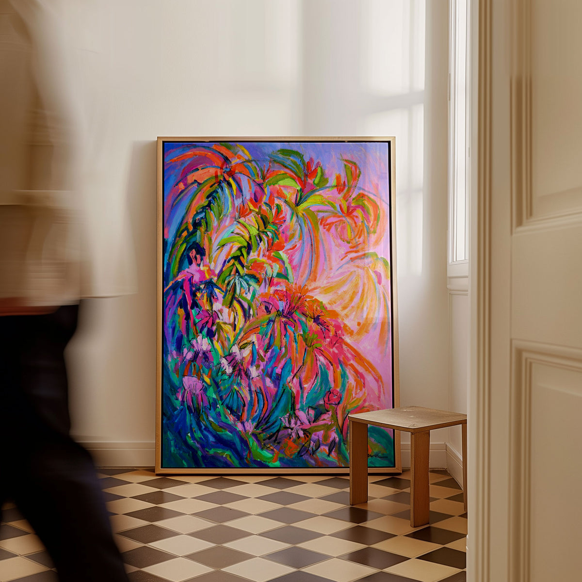 Radiant Floral Ballet