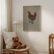 Rooster in the Meadow – image 5