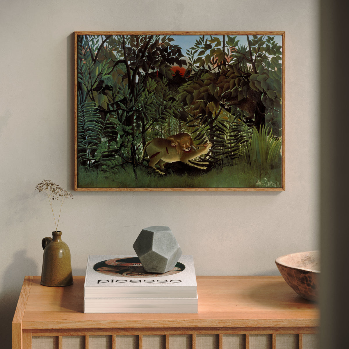 Rousseau Hungry Lion