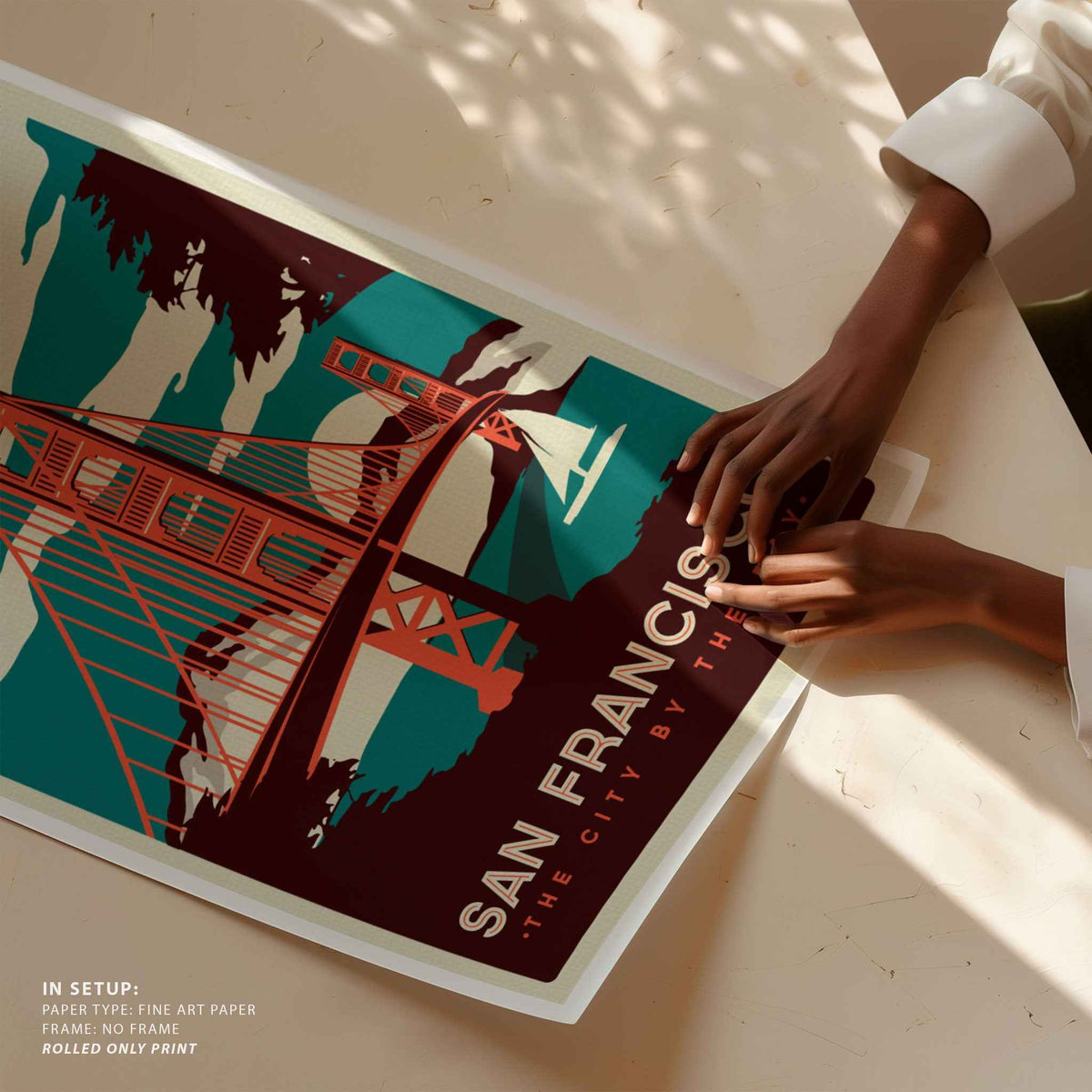 San Francisco Travel Poster Vintage Travel Poster Print