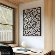 Simple Black Loops Pattern – image 6